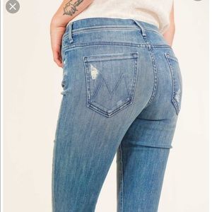 Mother denim the Weekender wide-legged jeans